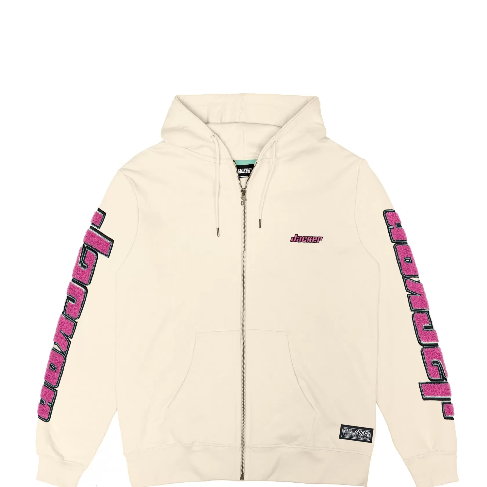 Online ABSOLEM ZIPPED HOODIE - BEIGE Sweats