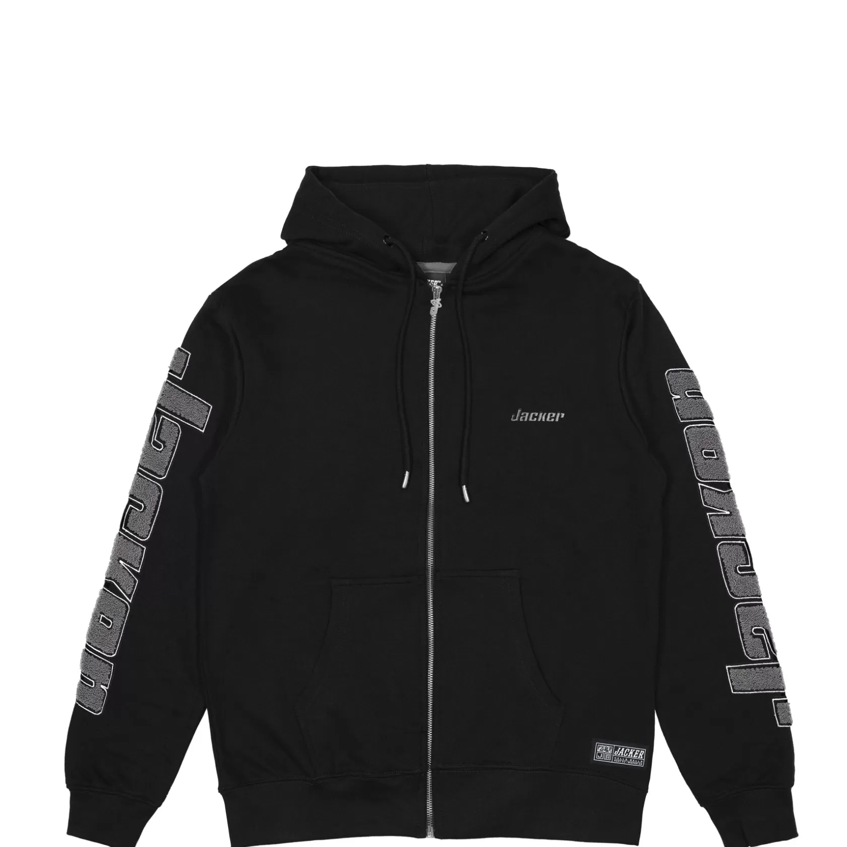 Shop ABSOLEM ZIPPED HOODIE - BLACK Sweats