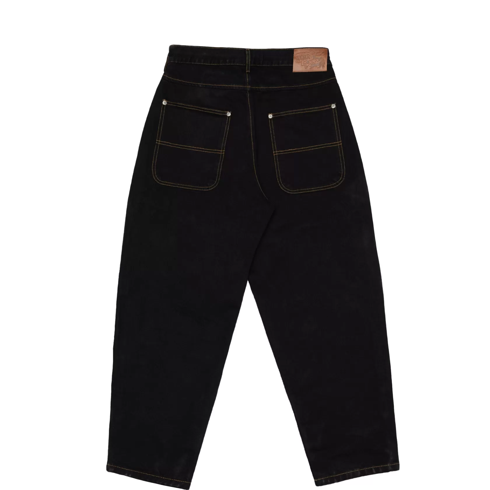 Fashion BIG PHARMA DENIM BAGGY PANT - BLACK Pantalons & Shorts | Denim