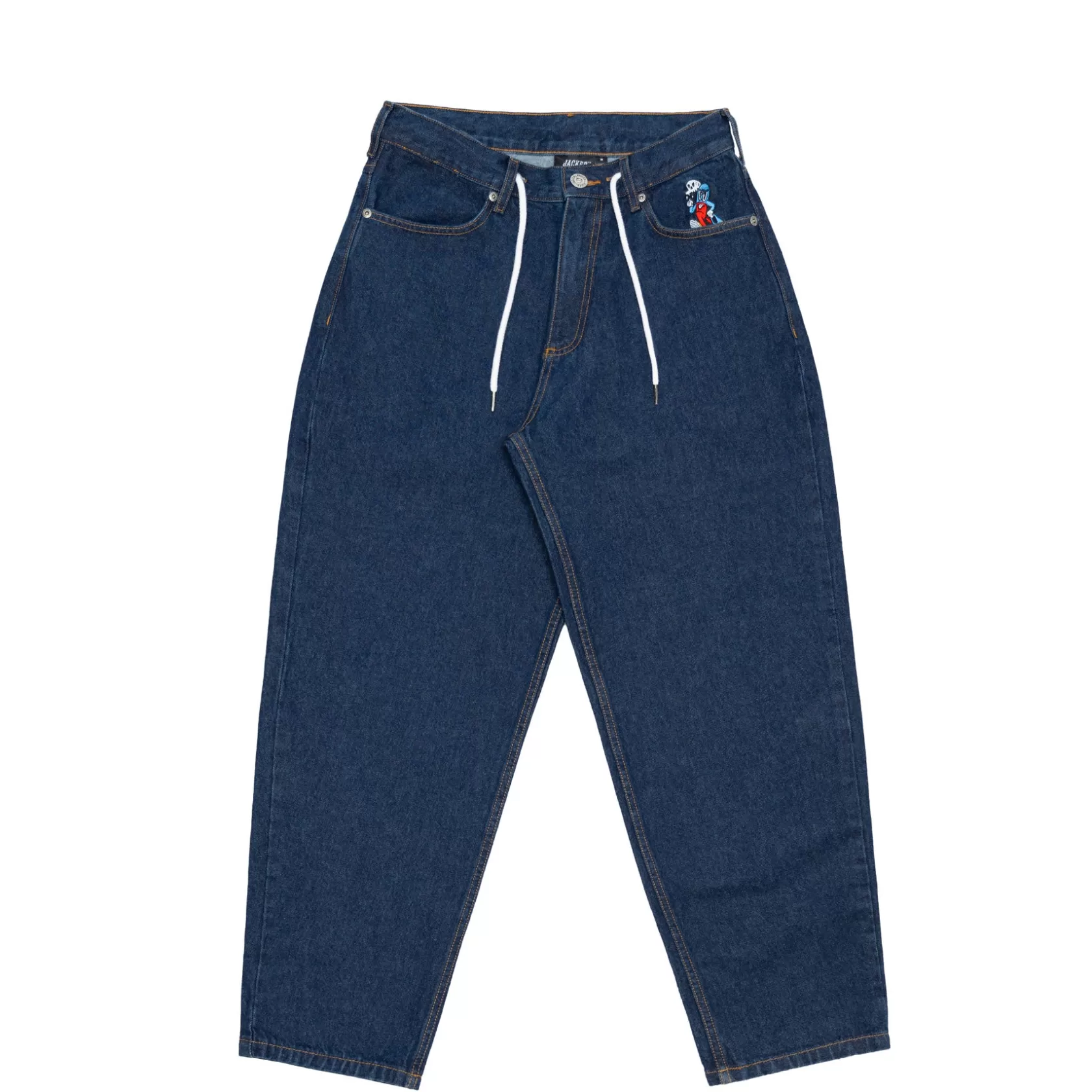 Fashion BIG PHARMA DENIM BAGGY PANT RAW - BLUE Pantalons & Shorts | Denim