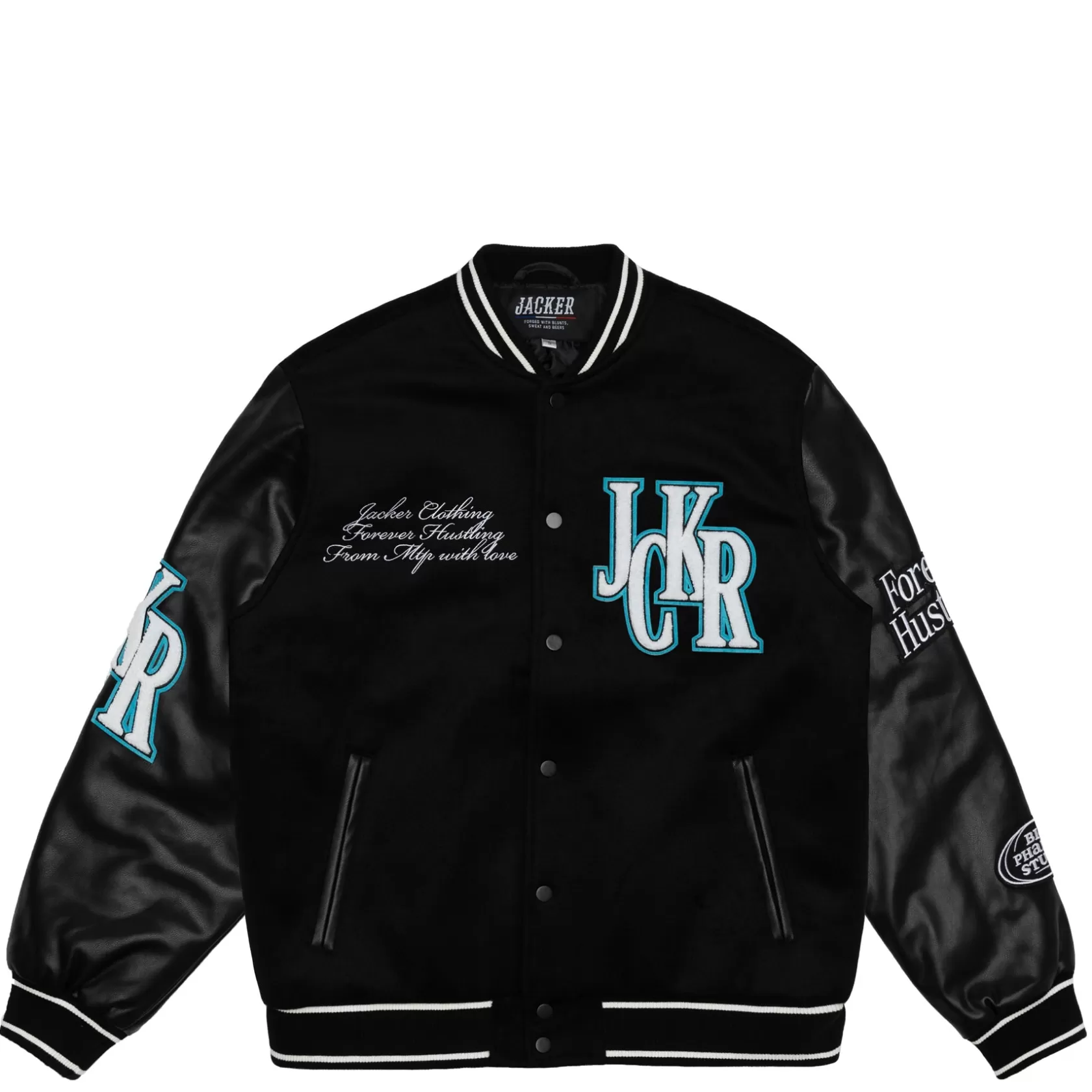 Online BIG PHARMA VARSITY JACKET - BLACK Vestes