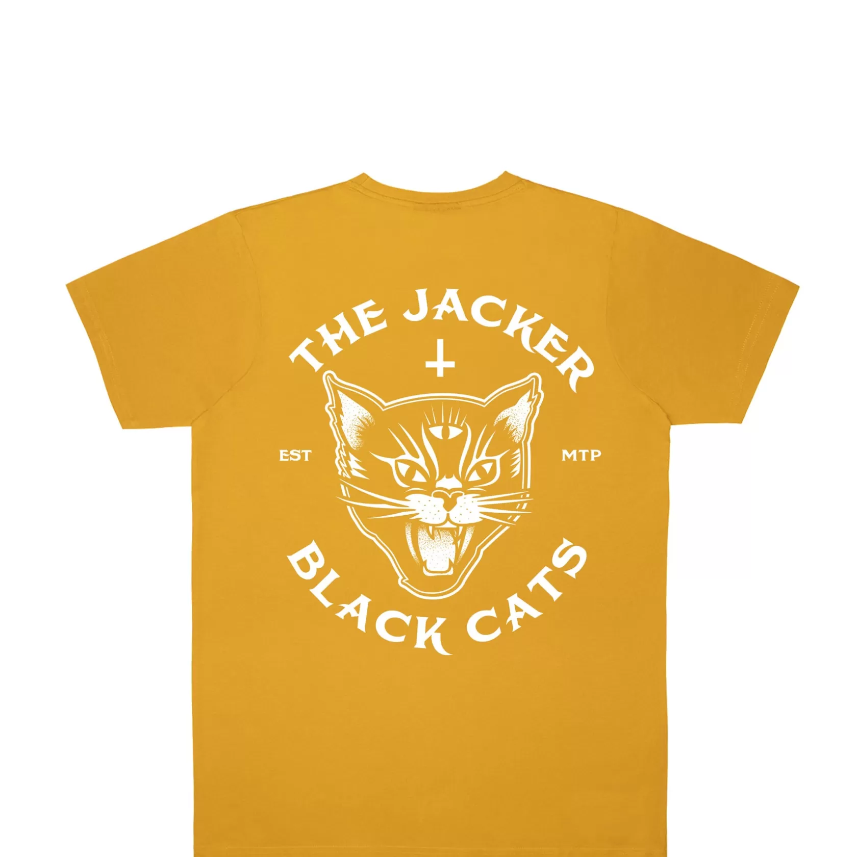 Flash Sale BLACK CATS - T-SHIRT - MUSTARD T-shirts