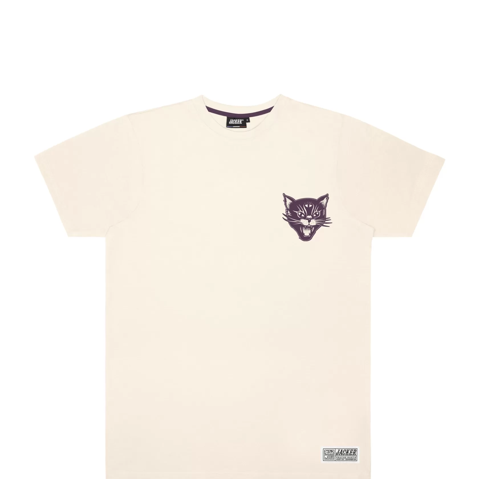 Shop BLACK CATS T-SHIRT - BEIGE T-shirts