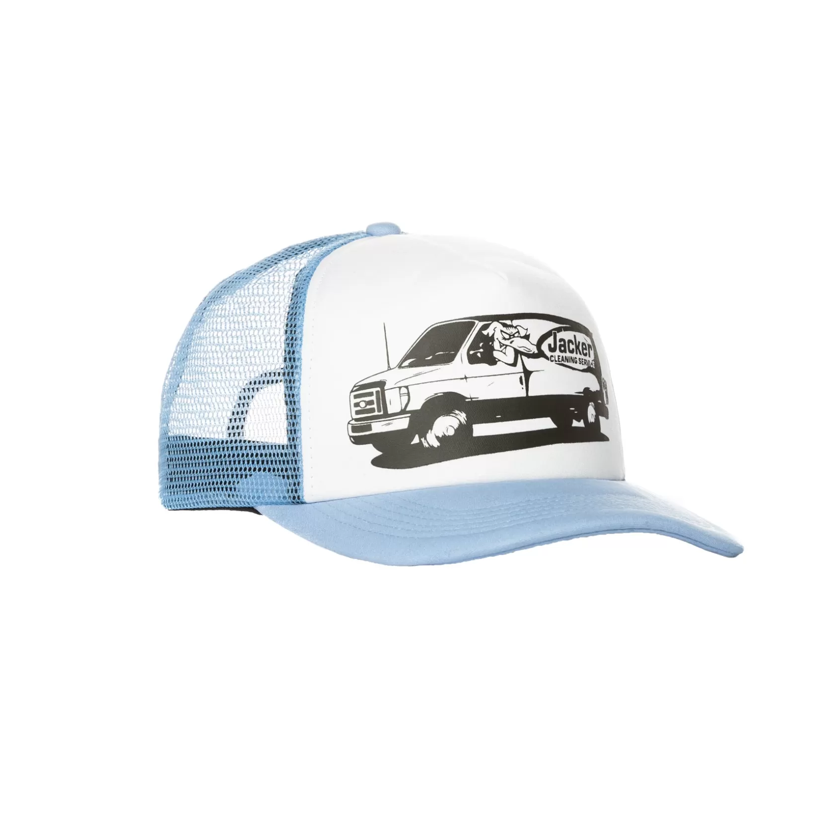 Clearance CLEANER TRUCKER  CAP - BLUE Headwear