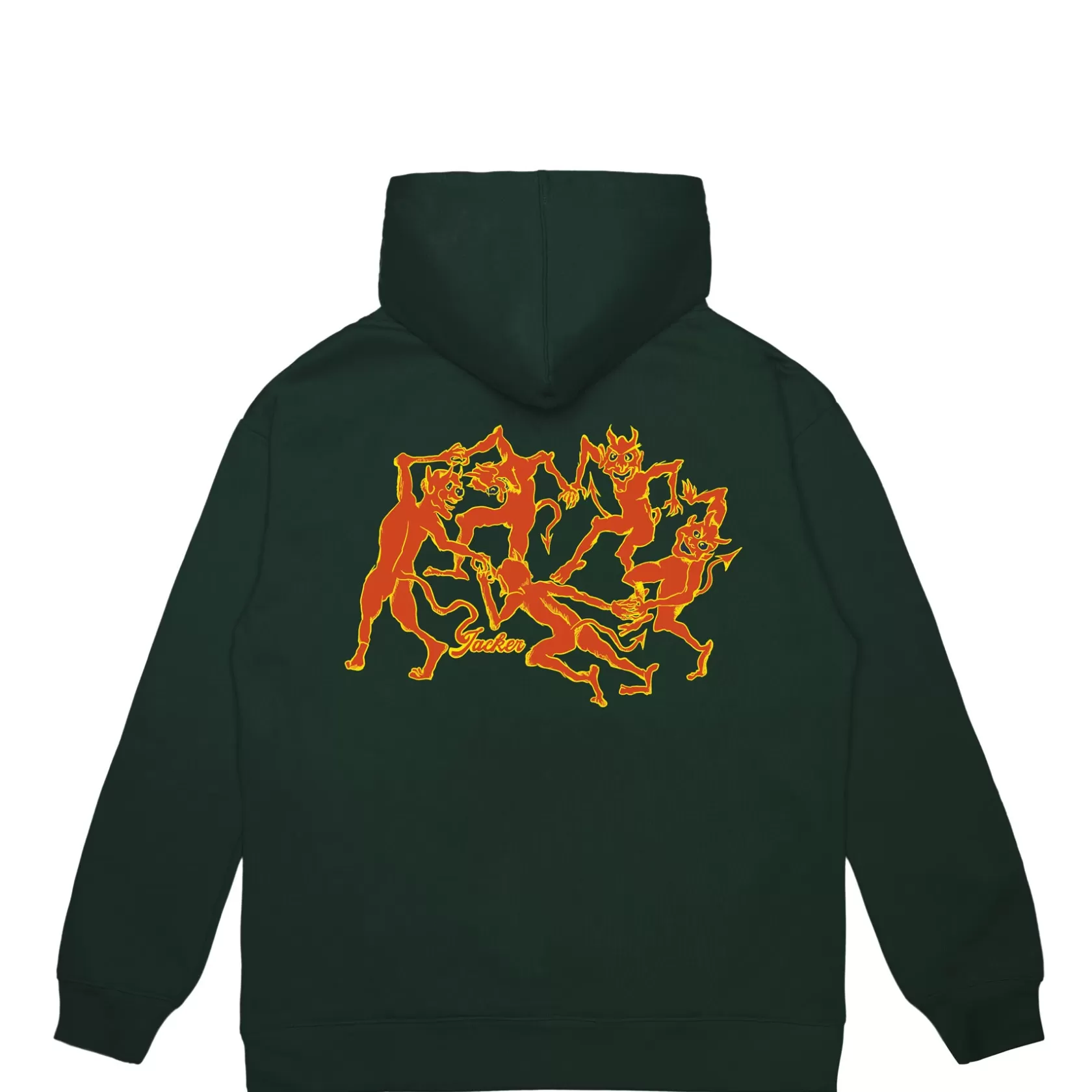 Fashion DEVILS DANCE HOODIE - GREEN Sweats