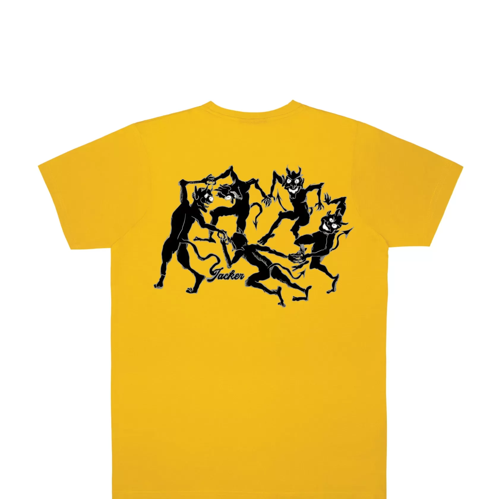 Clearance DEVILS DANCE T-SHIRT - YELLOW T-shirts