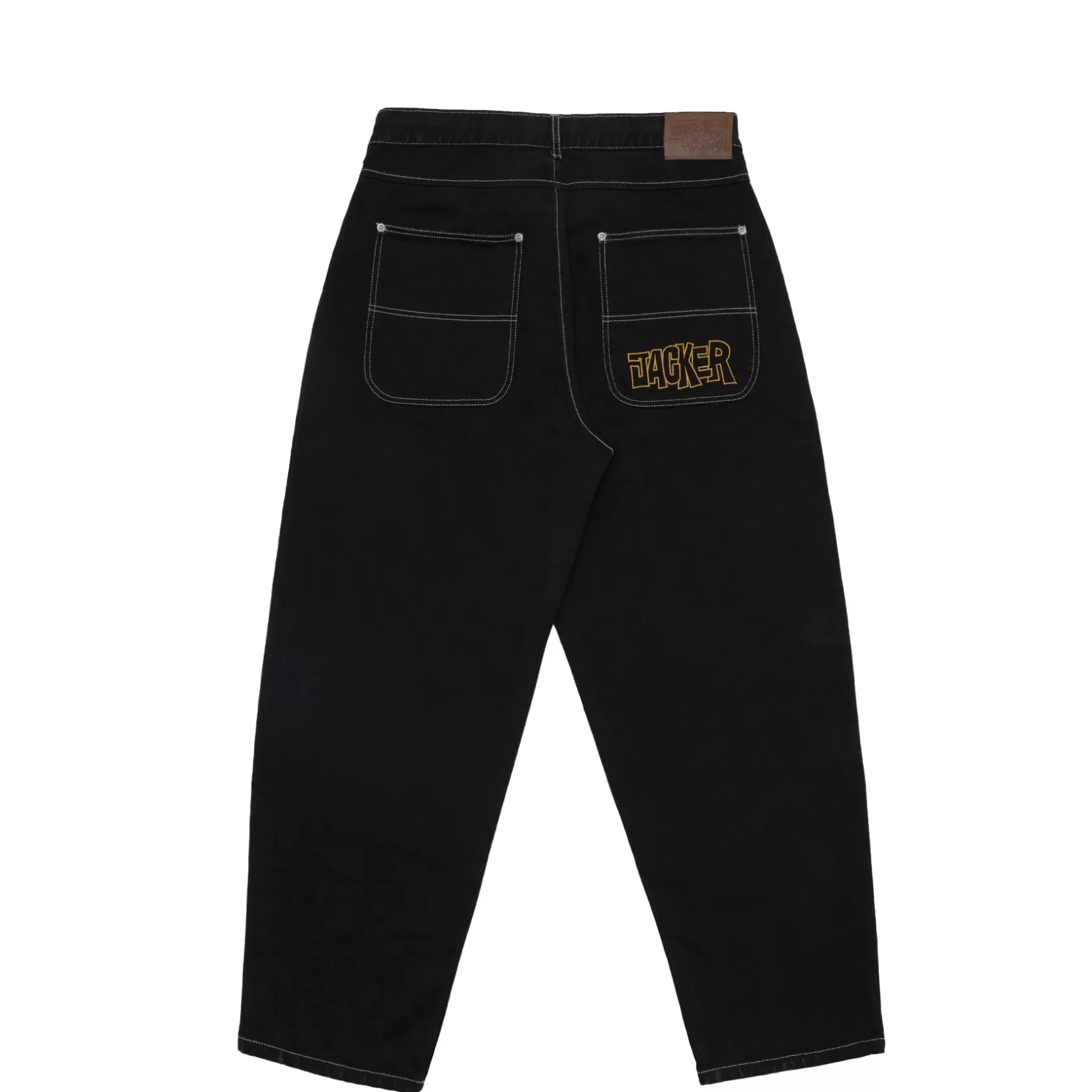 Clearance DISTILLERY BAGGY DENIM PANT - BLACK Pantalons & Shorts