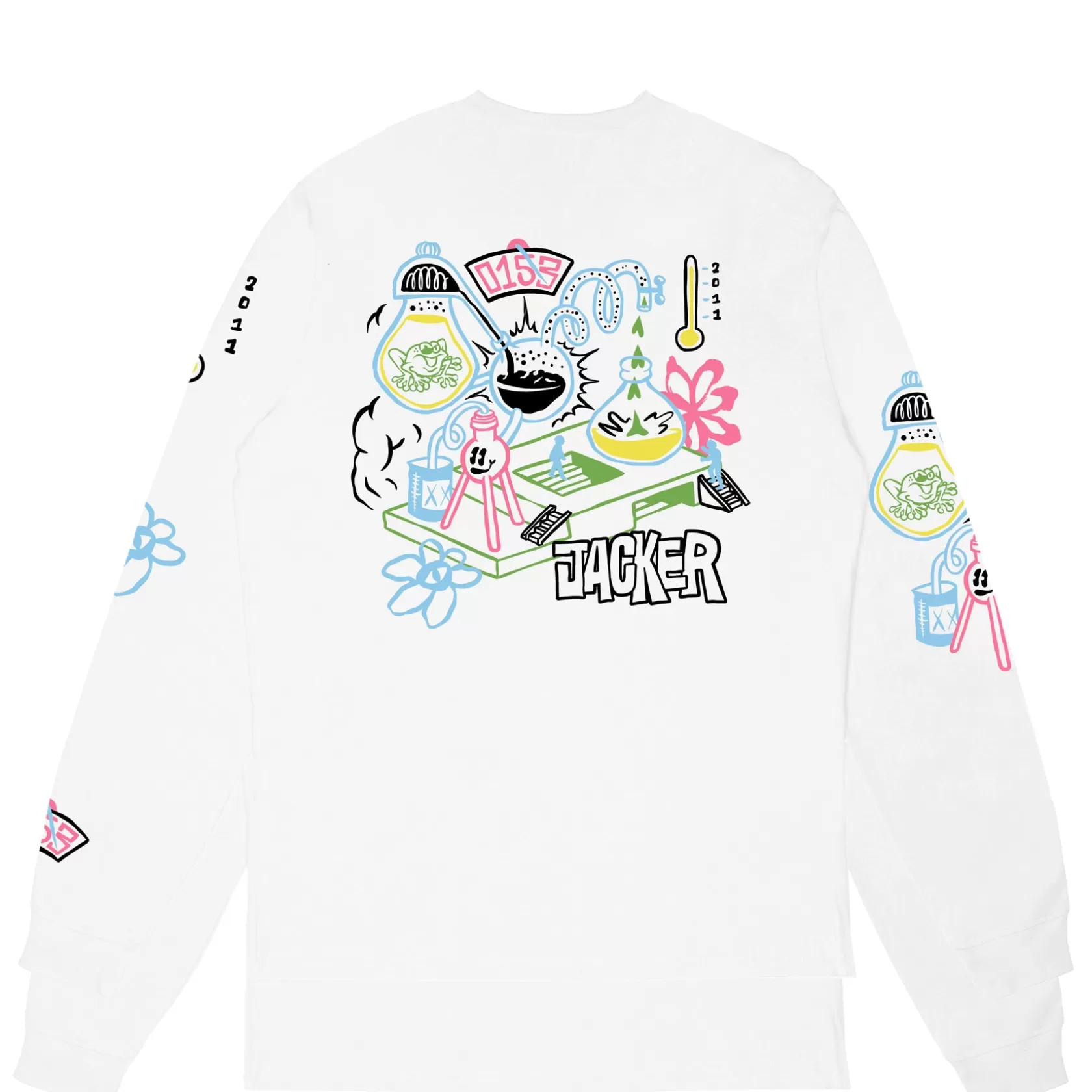 Online DISTILLERY LONG SLEEVES - WHITE T-shirts | Long Sleeves