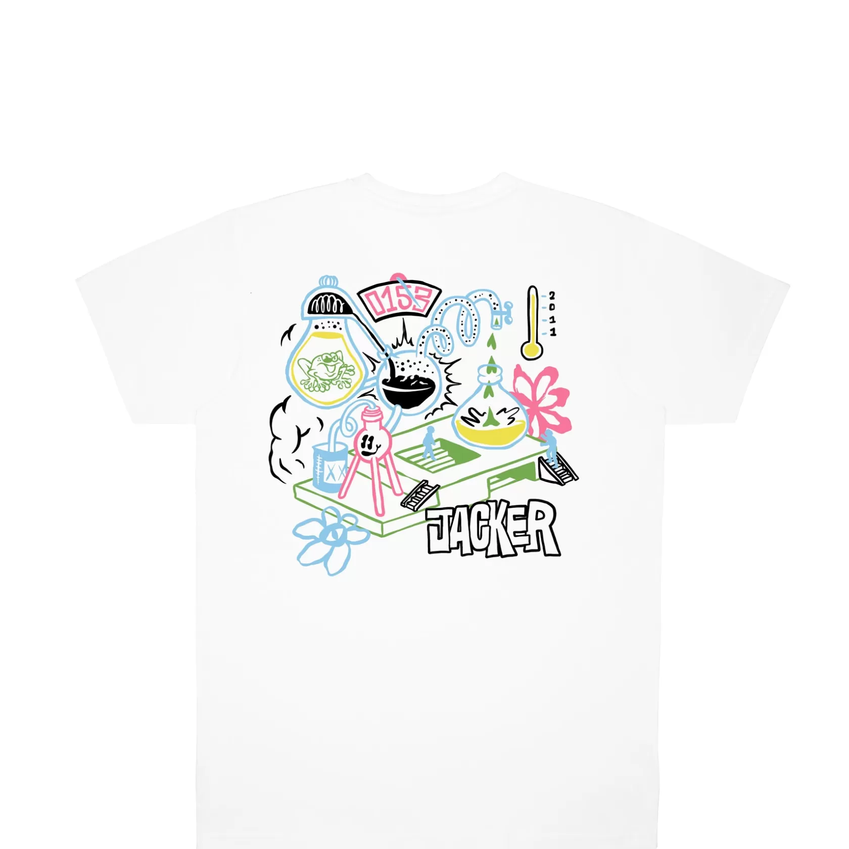 Fashion DISTILLERY T-SHIRT - WHITE T-shirts