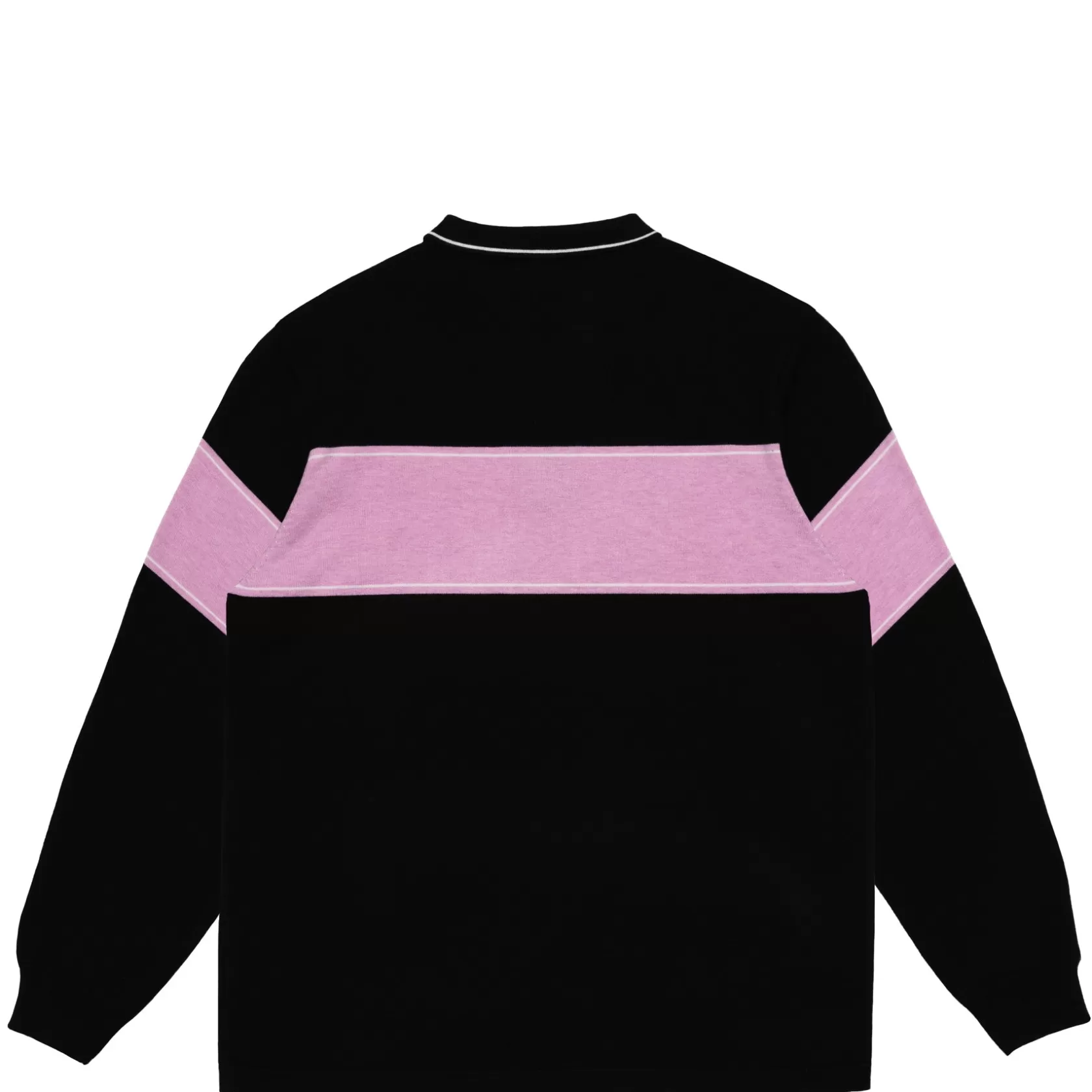 Best Sale EURO STRIPE KNIT POLO - BLACK Knit | Polos