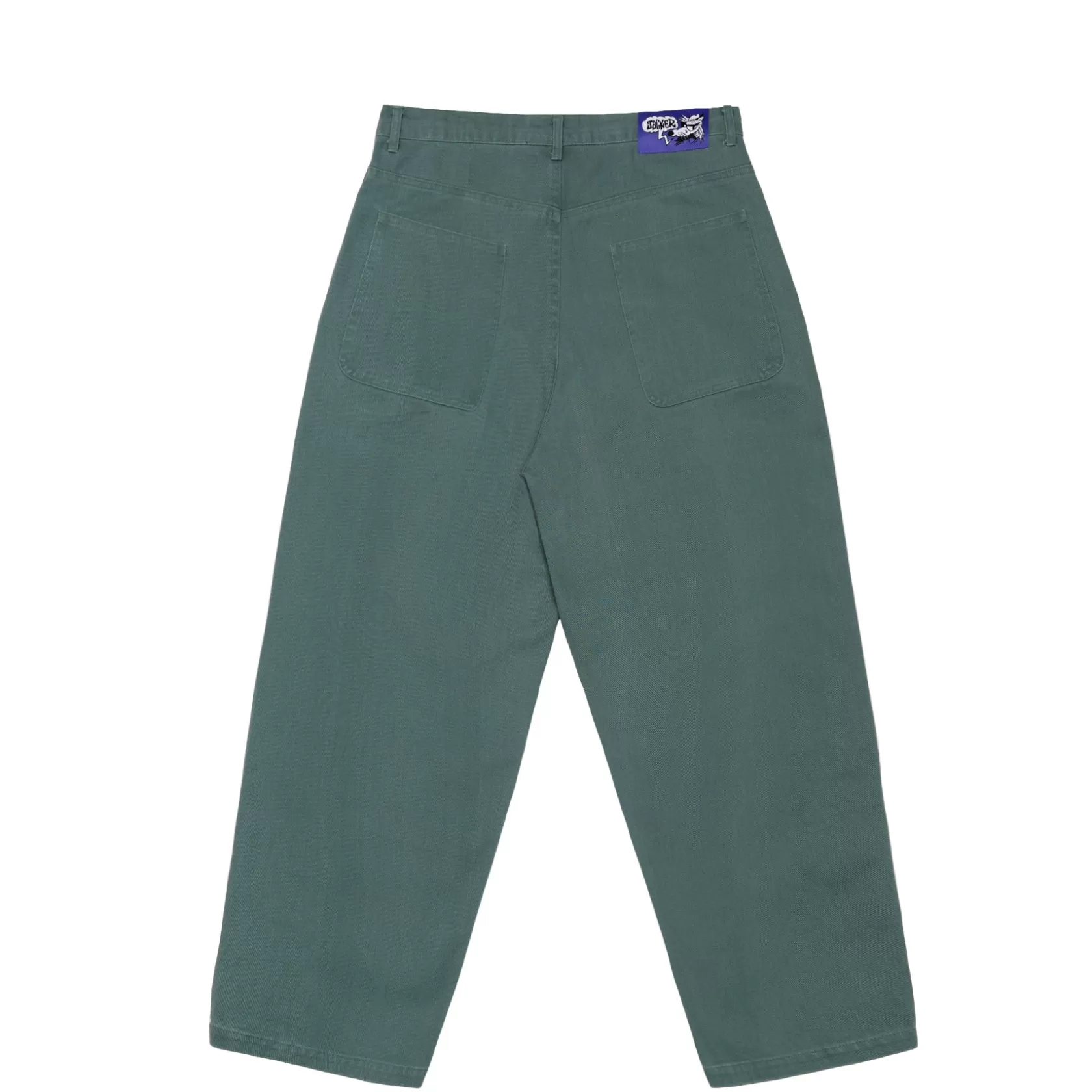 Best FLOP TWILL EXTRA BAGGY PANT - TEAL Pantalons & Shorts