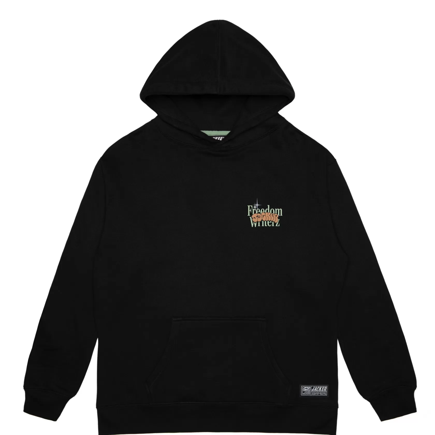 Fashion FREEDOM WRITERZ HOODIE - BLACK Sweats