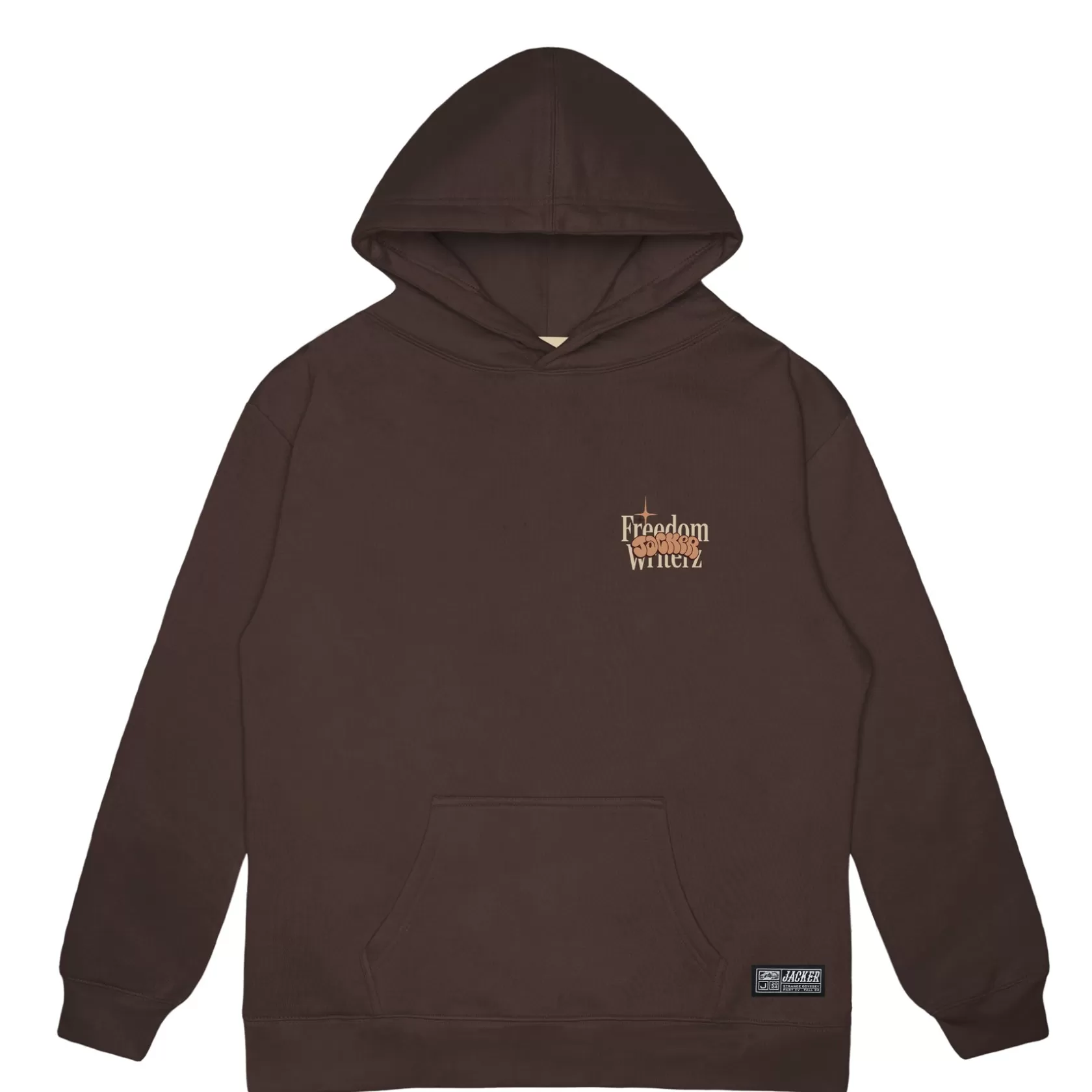 Store FREEDOM WRITERZ HOODIE - BROWN Sweats