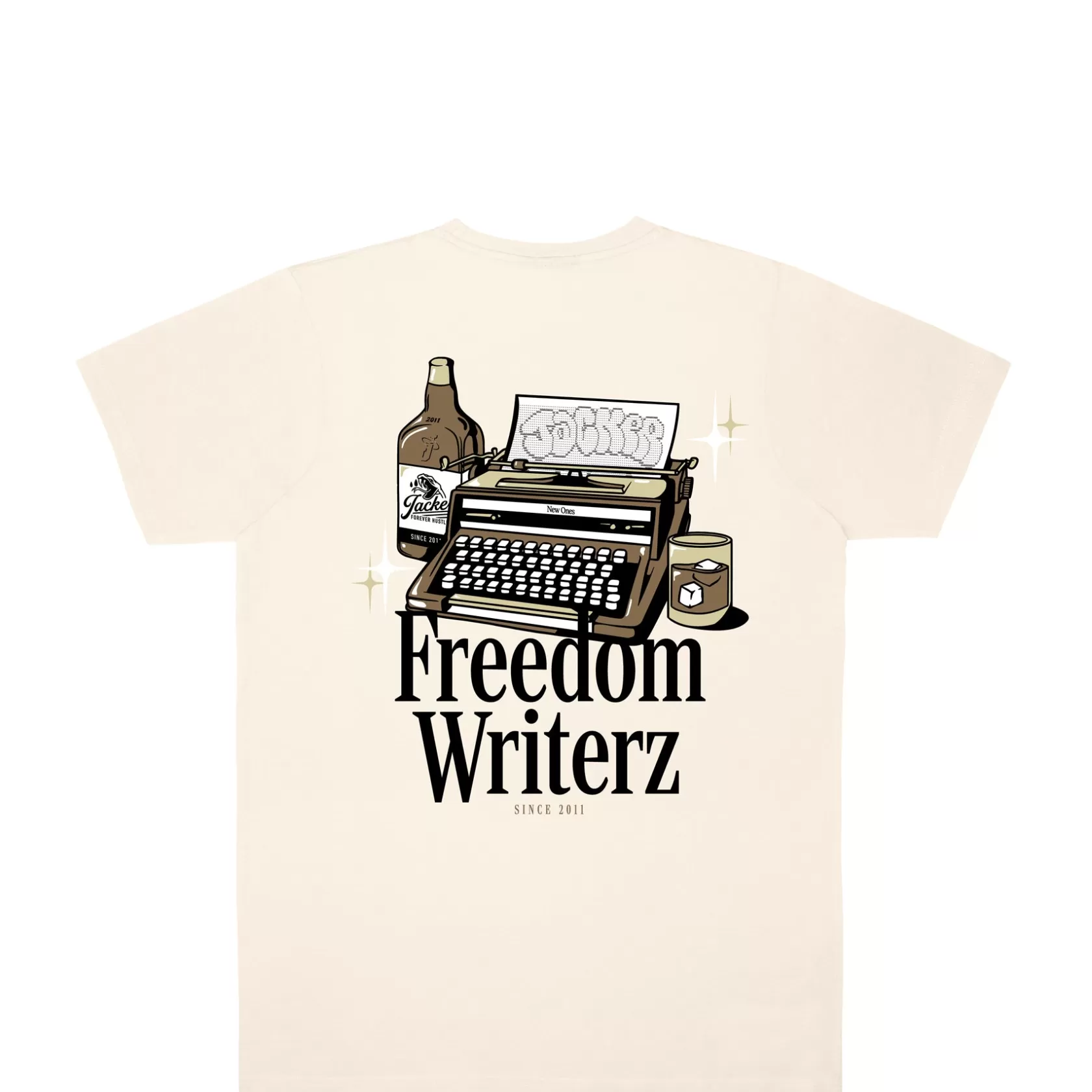 Flash Sale FREEDOM WRITERZ T-SHIRT - BEIGE T-shirts