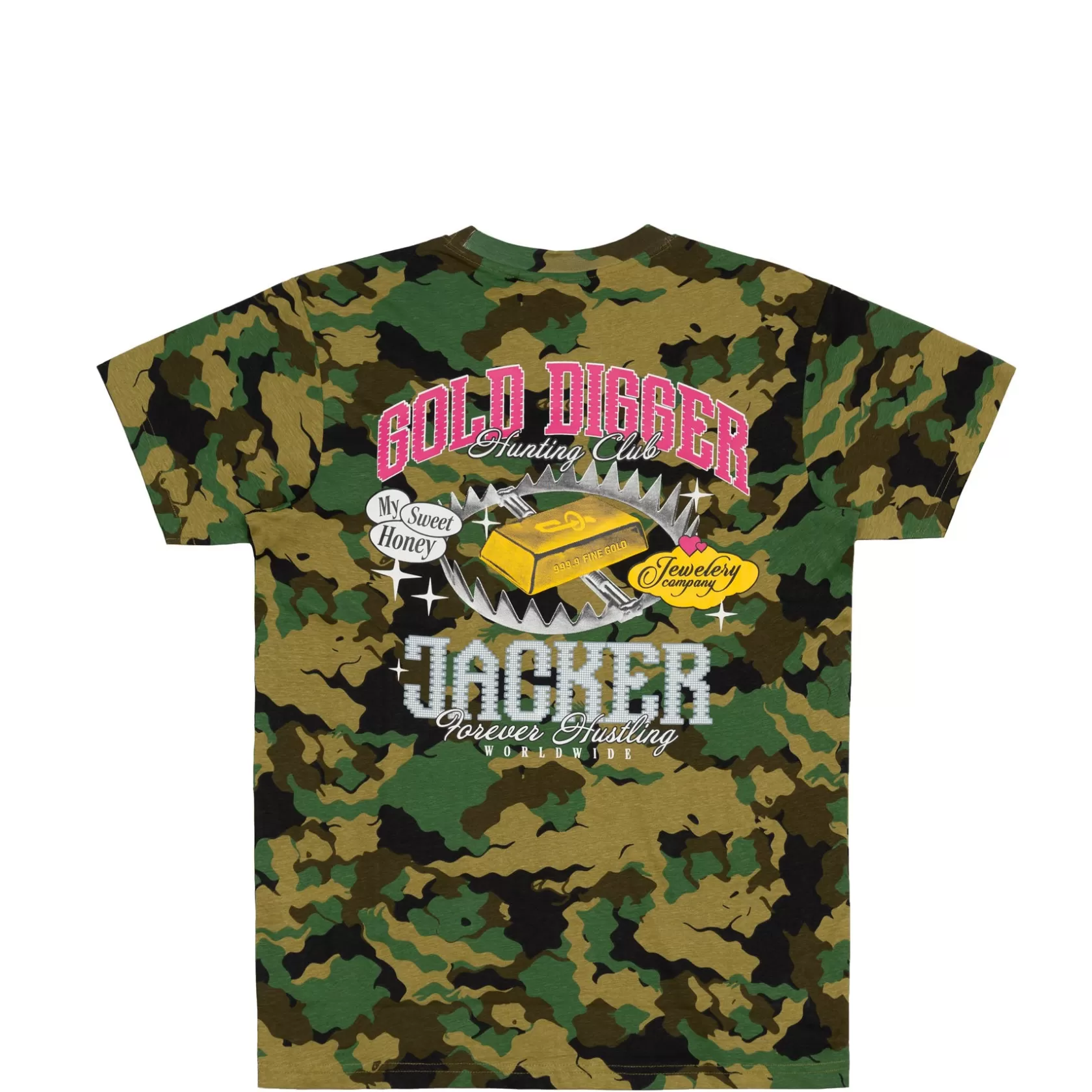 Cheap GOLD DIGGER T-SHIRT - ORGIA CAMO T-shirts