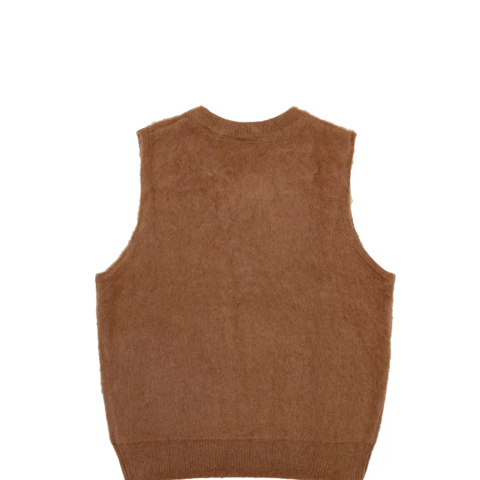 Fashion GRAND PA SLEEVELESS MOHAIR - BROWN Knit