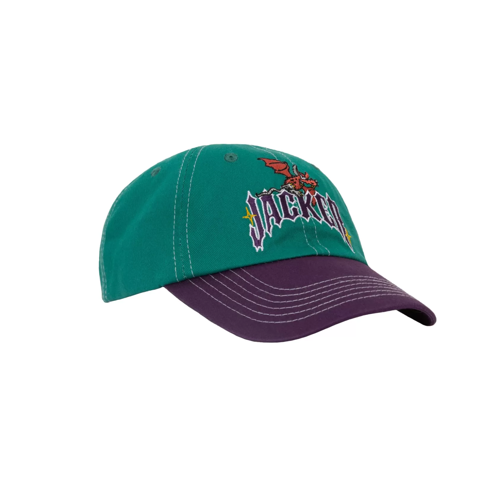 New HELLS BELLS CAP - GREEN / PURPLE Headwear