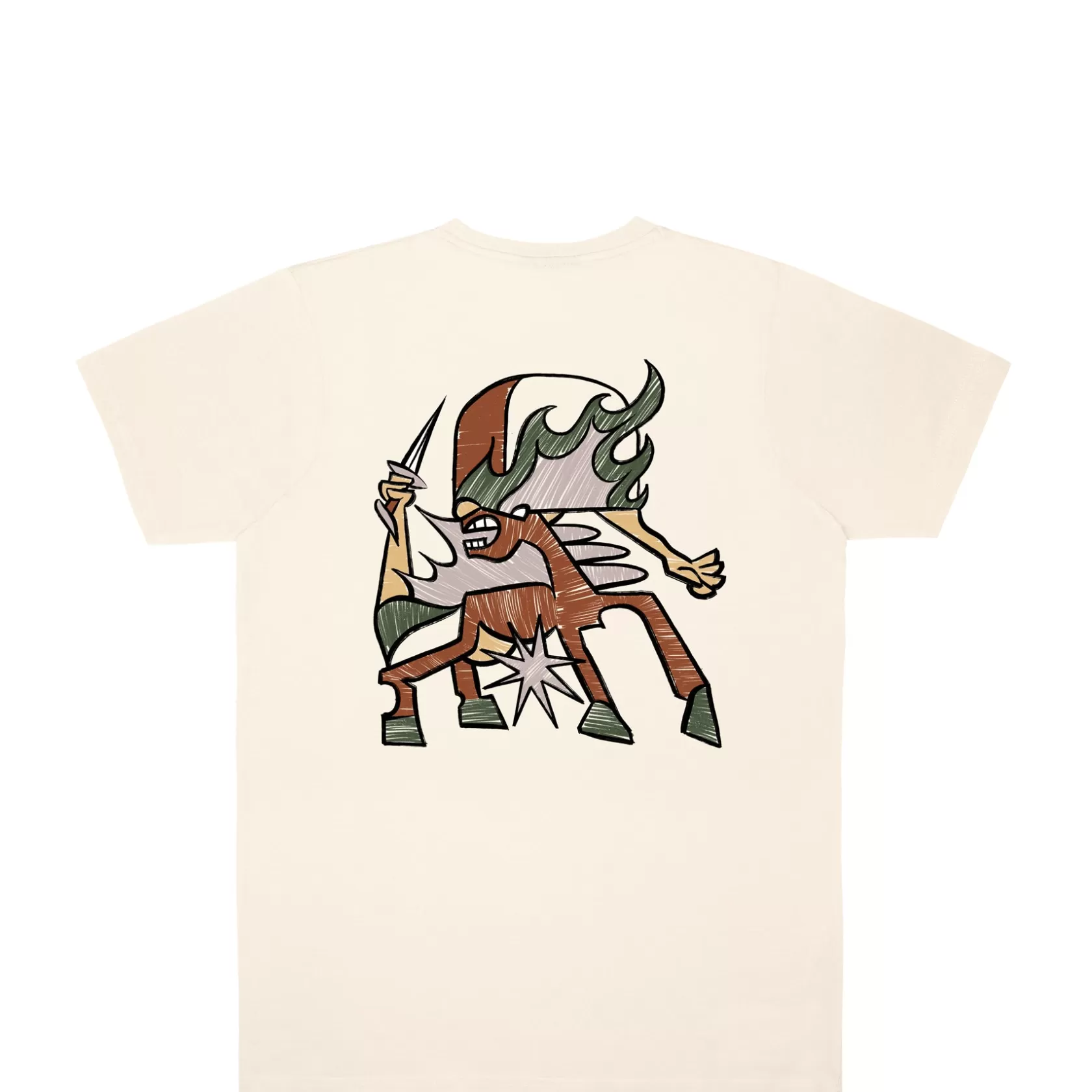 Hot HORSICA T-SHIRT - BEIGE T-shirts