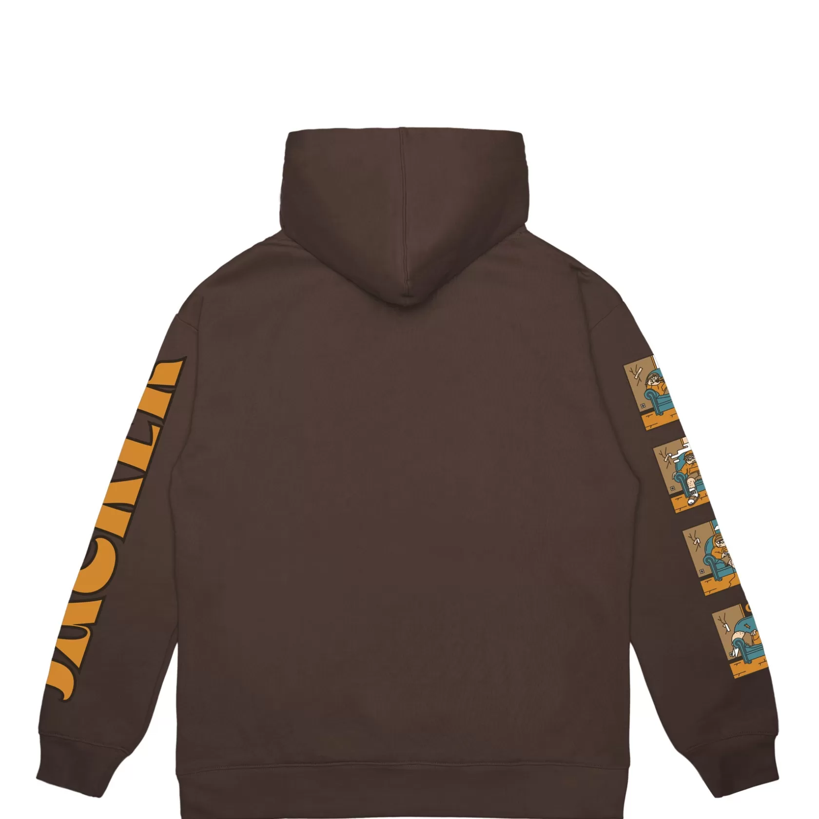 New LAZY - HOODIE - BROWN Sweats