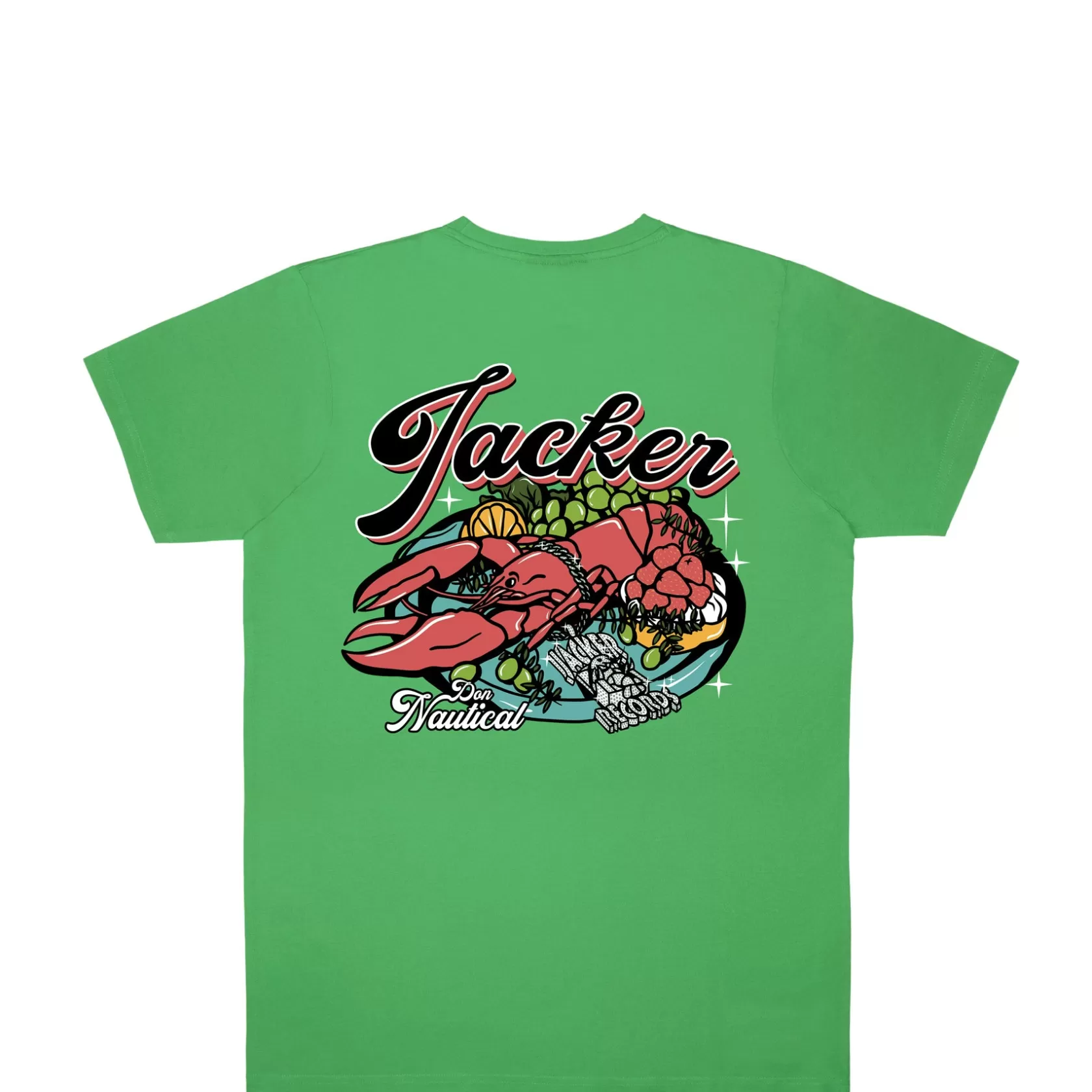 Outlet LOBSTER SERVICE T-SHIRT - GREEN T-shirts