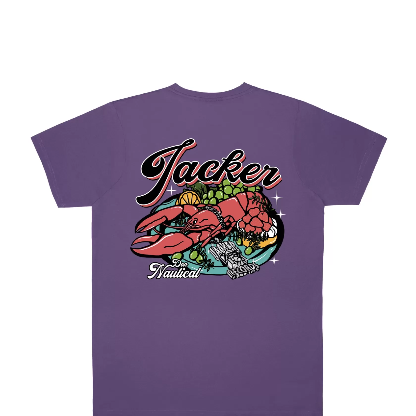 Cheap LOBSTER SERVICE T-SHIRT - PURPLE T-shirts