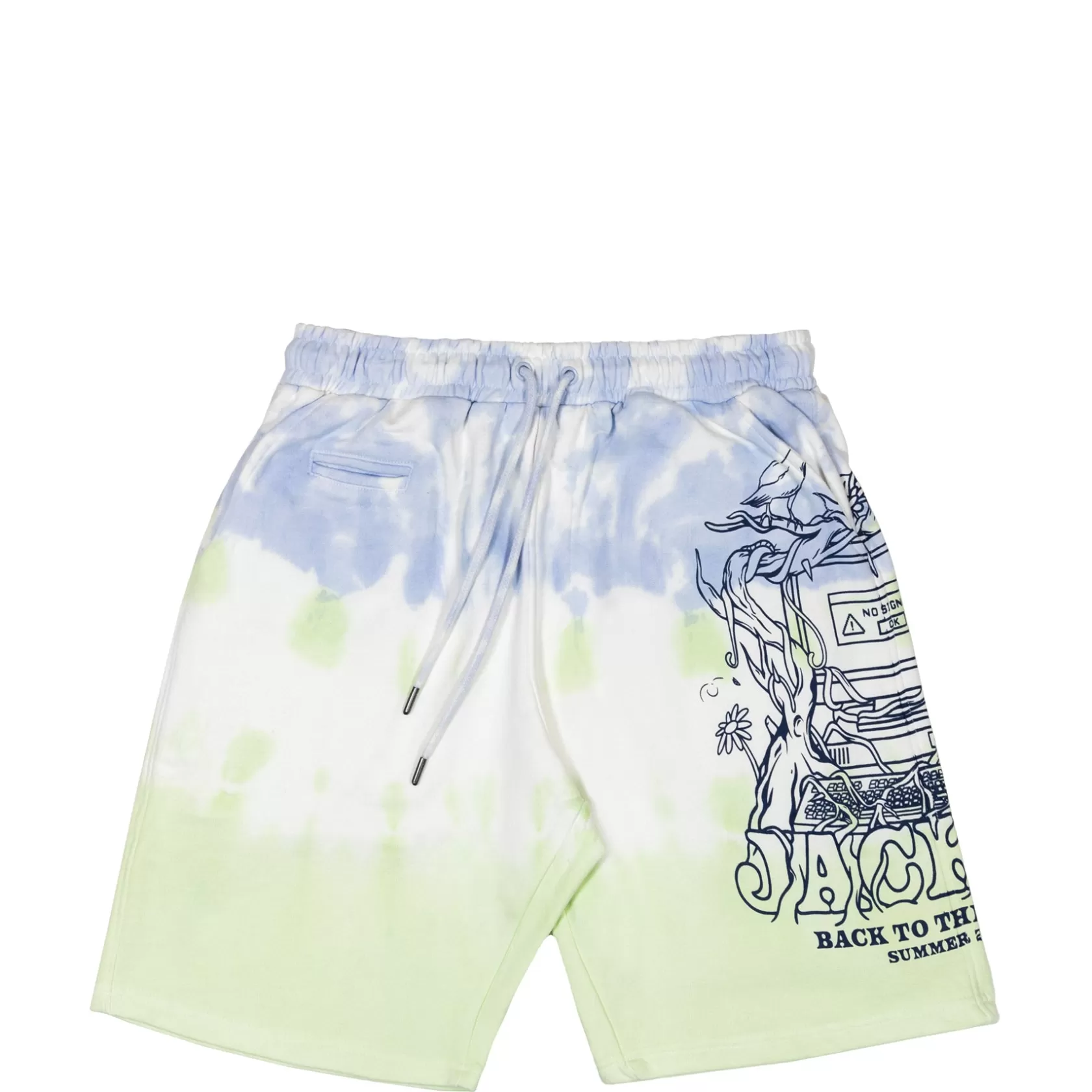 Best NO SIGNAL - SHORT - TIE & DYE Pantalons & Shorts