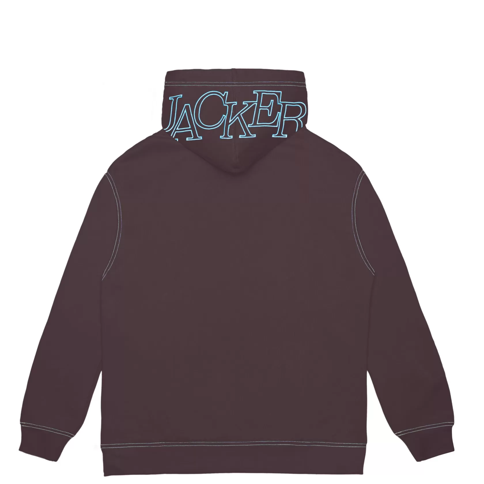 Online SELECT CONTRAST HOODIE - PURPLE Sweats