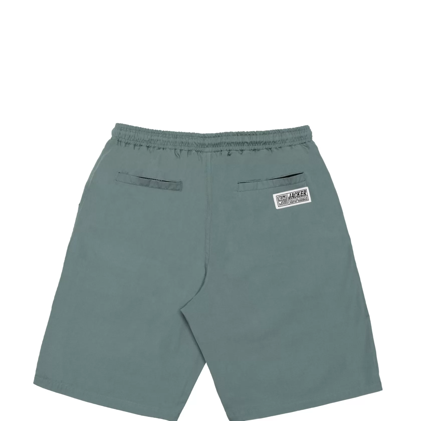 Discount SWELL LOGO SHORT - GREEN Pantalons & Shorts