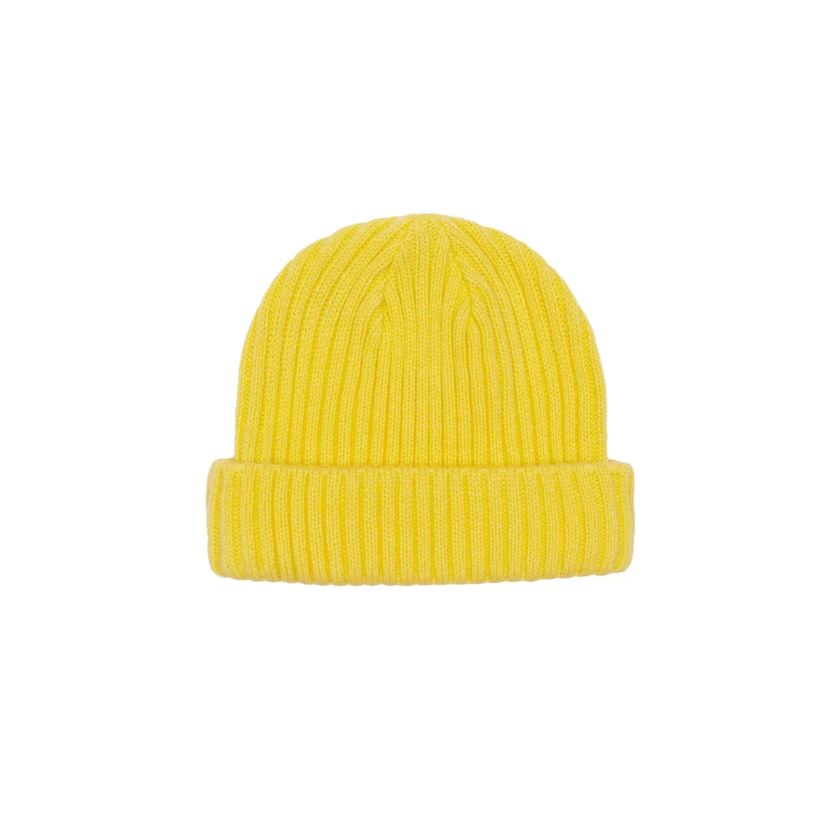 Sale TEAM LOGO SHORT BEANIE - YELLOW Headwear