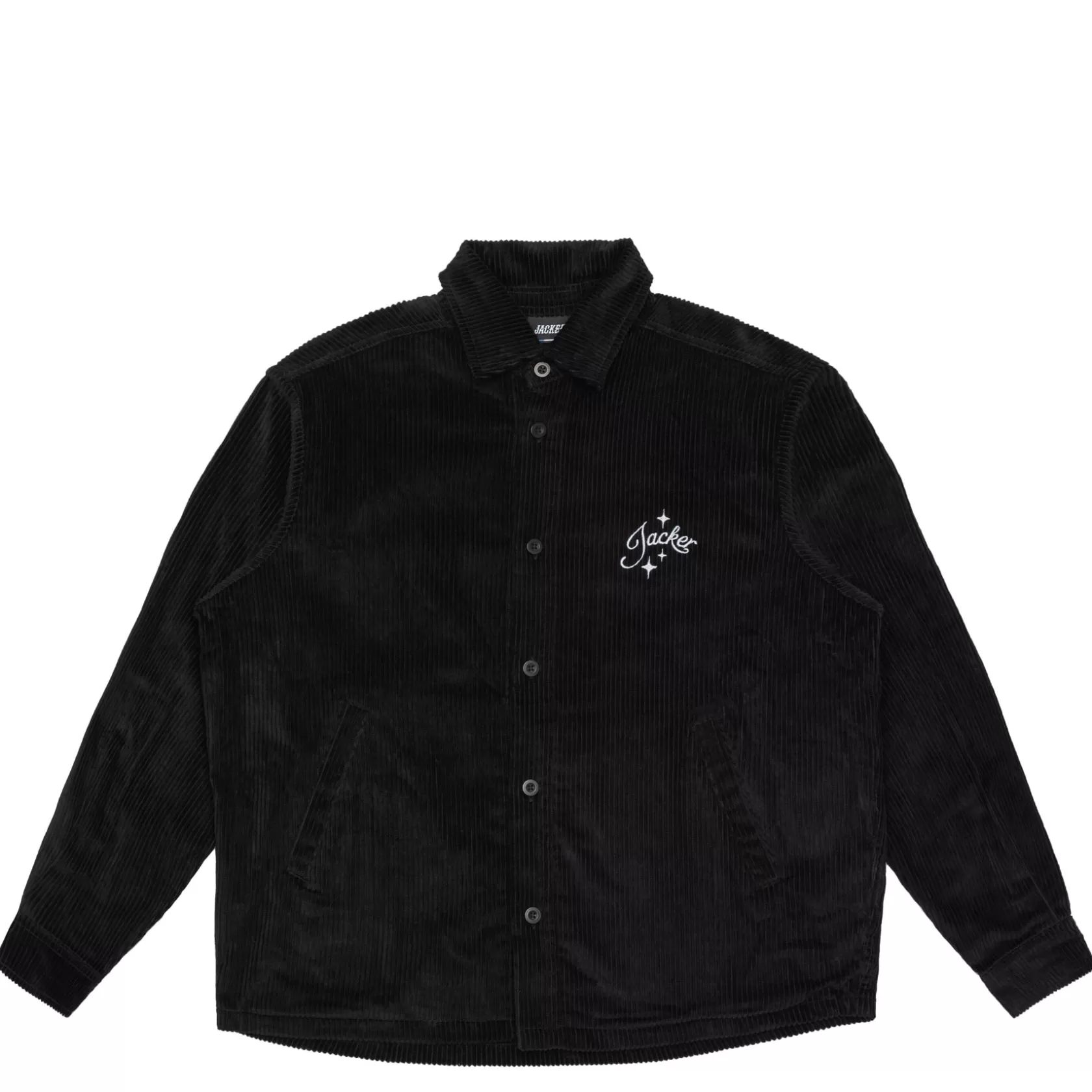 Sale VACATION OVERSHIRT CORDUROY - BLACK Chemises